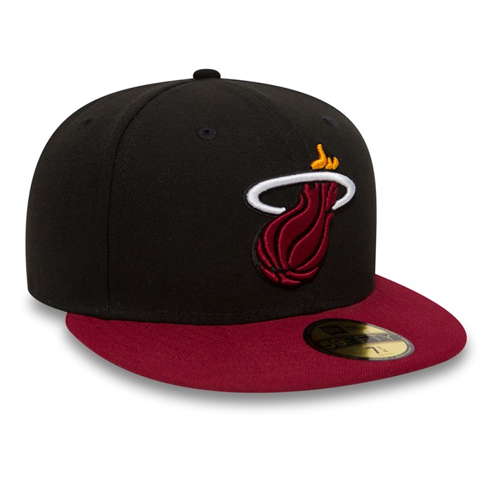 Miami Heat Essential 59FIFTY Lippis Mustat - New Era Lippikset Verkossa FI-137582